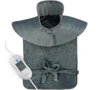 ProfiCare Coussin chauffant PC-RNH3107 pour nuque, épaules et dos, chauffage rapide, 3 niveaux, Gris