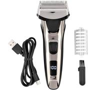 ProfiCare Rasoir électrique pour homme | Système de rasage double | Têtes de rasage flexibles pour un rasage précis | Fonction de charge rapide | Protection IPX5 contre les projections d'eau | Rasoir