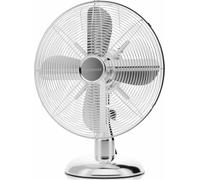 ProfiCare Ventilateur avec fonction pivotante | silencieux 3 vitesses | Ø 30 cm | Ventilateur de table 35W | Fan | Ventilateur de table très silencieux | PC VL 3063 M chrome