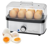 ProfiCook cuiseur à œufs 8 œufs, fonction omelette/pochage, buzzer et lampe de contrôle PC-EK1275