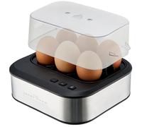 ProfiCook, Cuiseurs à oeufs avec signal vocal, Réglage électronique de la dureté à 3 niveaux, Plaque chauffante à revêtement antiadhésif, PC-EK1276