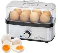 ProfiCook® Cuisinier à oeufs pour jusqu'à 8 oeufs | Fonction omelette/pochage | Gobelet gradué avec pic à oeufs | avec lampe témoin & buzzer | PC-EK 1275