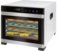 ProfiCook Déshydrateur en acier inoxydable PC-DR 1218 Séchage des fruits et légumes / Fonction minuterie / 6 grilles de rangement