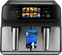 Double friteuse à air chaud 2200W 8 litres (2x4 L) PROFICOOK