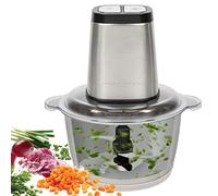 ProfiCook Mini-hachoir électrique PC-MZ 1227, 1,7 L acier inoxydable, fonction Ice Crush, 2/4 lames