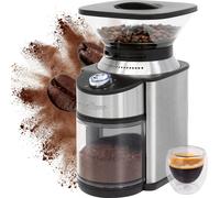 ProfiCook Moulin à café électrique avec broyeur conique en acier inoxydable | 16 réglages de mouture | Moulin à café pour jusqu'à 230g de café en grains | PC-EKM 1205