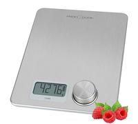 ProfiCook® PC-KW 1263 Balance de cuisine numérique sans piles, balance de cuisine numérique avec énergie cinétique, avec plage de mesure de 1 à 5 kg et grand écran, avec fonction tare et différentes