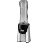 ProfiCook PC-SM 1153 Smoothie-Maker pour réduire en purée, secouer et mixer, lame en acier inoxydable, récipient de mixage utilisable comme gobelet, acier inoxydable/noir