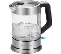 ProfiCook PC-WKS 1107 G - Bouilloire en acier inoxydable et en Verre - 2200 W - Capacité 1,5 litres - Base rotative 360 ° - Couleur Argent