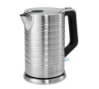 ProfiCook PC-WKS 1119 - Bouilloire - avec affichage du niveau d'eau - 1,7 l - 1850-2200 W - Base rotative 360 ° - Couleur Argent