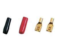 Sinuslive Jeu de fiches pour haut-parleurs HiFi auto 1 x 2.5 mm² doré