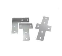 Profil 2020/3030/4040/4545 utilisé 90 degrés L panneau de jonction plaque coin support d'angle connexion bande de jonction for profilé en aluminium(4040 L-4Holes)