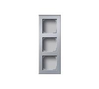 Profil 55 136326 Plaque Prise Murale 3 Voies En Aluminium
