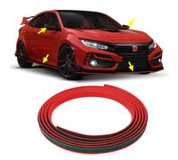 Profil adhésif en C pour voiture, universel, rouge, 11 mm x 1,5 m