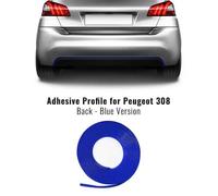 Profil Adhésif Postérieur Pour Peugeot 308 Voiture, Bleu