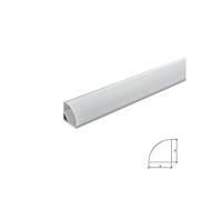 Profil Aluminium Pour Bande LED Installation Coins - Diffuseur laiteux x 2M |