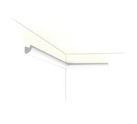Profil au design arrondi pour éclairage LED CX188 - L200 x H3,4 x L3 cm - ORAC DECOR