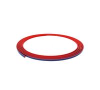 Profil autocollant pour pare-chocs avant de Fiat 500 Abarth, rouge