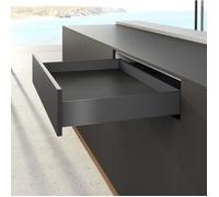 Kit tiroir casserolier AvanTech YOU - hauteur 187 mm - L500 mm - Anthracite HETTICH