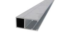 Profil bordure monobloc (en U) - L: 3 m - l: 45 mm - E: 10 mm - Aluminium