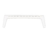 Profil couvre bac a legumes pw 508x161x1 pour refrigerateur ariston G