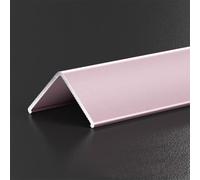 Profil d'angle en alliage d'aluminium bandes d'angle décoratives, profil de protection d'angle de 90 cm, lot de 3 pour l'intérieur, parfait pour la finition moderne des coins et des bords, 40 mmx40