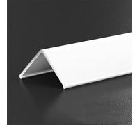 Profil d'angle en alliage d'aluminium bandes d'angle décoratives, profil de protection d'angle de 90 cm, lot de 3 pour l'intérieur, parfait pour la finition moderne des coins et des bords, 40 mmx40