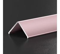 Profil d'angle en alliage d'aluminium bandes d'angle décoratives, profil de protection d'angle de 90 cm, lot de 3 pour l'intérieur, parfait pour la finition moderne des coins et des bords, 40 mmx40