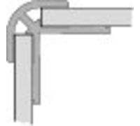 Profil d'angle HÜPPE, extérieur, pour revêtement mural EasyStyle longueur 255...