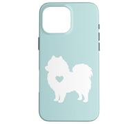 Profil de Chien avec cœur - Fan d'animaux de Compagnie Coque pour iPhone 16 Pro Max