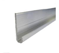 Profil de départ alu pour bardage - L: 270 cm - l: 3 cm - E: 8 mm - Aluminium brut