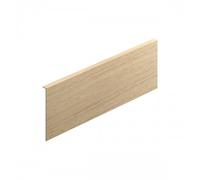 Profil de finition - coiffe - 2m - H187mm - Chêne - Design Cape HETTICH