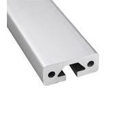 Profil de guidage Rail linéaire anodisé 1640, fente Type T, cadre profilé en aluminium 16x40mm for support d'aquarium, d'armoire, bord(Silver,200mm long)