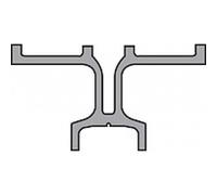 Profil de guidage supérieur P1786 - 6,70 m FERCO