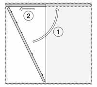 Profil de réception pour système Junior 80 type B Pocket - 3 m HAWA