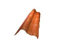 Profil de rive gauche pour toiture PVC mini 94 x 37,5 cm - L: 94 cm - l: 37.5 cm - Antique