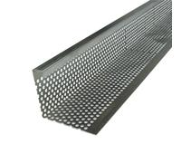 Profil de rive pare-gravier aluminium 200 cm 80x100 mm 1,5 mm perforé profil de finition