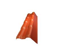 Profil de rive partie droite pour toiture PVC mini 94 x 37,5 cm - L: 94 cm - l: 37.5 cm - Terre cuite