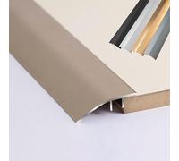 Profil De Transition De Porte De Sol En Aluminium Barre De Seuil, Imperméable Réducteurs De Seuil Bande Transition Rattrapage Niveau, pour Stratifié, Moquette, Sol ( Color : Rose gold , Size : 120cm/4