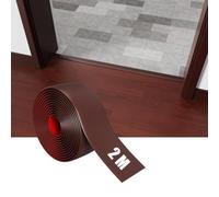 Profil de transition épais, bande auto-adhésive de séparation pour combler les espaces dans le sol, transition de seuil pour moquette, carrelage (Coffee-2M)