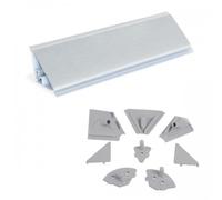 Profil d'étanchéité triangulaire en kit Plasline - 2350 mm EMUCA