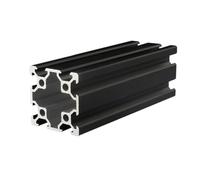Profil d'extrusion d'aluminium à double fente 4040 | Rail extrudé de cadre de voie d'établi d'oxydation anodique de fente de type V de trou de 4,6 mm(800mm long)