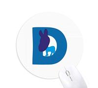 Profil du Parti démocrate américain Tapis de bureau confortable pour tapis de souris