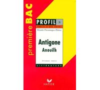 Profil d'une oeuvre : Antigone, Anouilh : résumé, personnages, thèmes