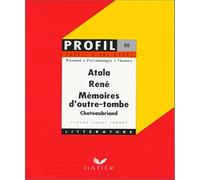 Profil d'une oeuvre : Atala, René, Mémoires d'outre-tombe, Chateaubriand : résumé, personnages, thèmes