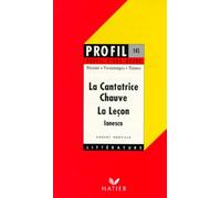 Profil d'une oeuvre : La Cantatrice chauve (1950), La Leçon (1951), Ionesco : résumé, personnages, thèmes