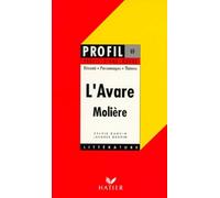 Profil d'une oeuvre : L'Avare, Molière, 1668 : résumé, personnages, thèmes