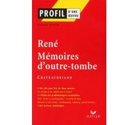 Profil d'une oeuvre : René (1802), Mémoires d'outre-tombe (1848-1850), Chateaubriand