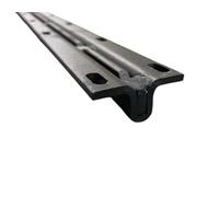 Profil en T | Renfort de table | Acier, noir | 880 x 45 x 20 mm