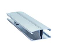 Profil et capot de jonction vissables couverture polycarbonate - L: 3 m - l: 60 mm - E: 32 mm - Aluminium